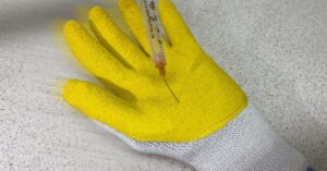 Komodo Needle Stick resistant glove demonstration