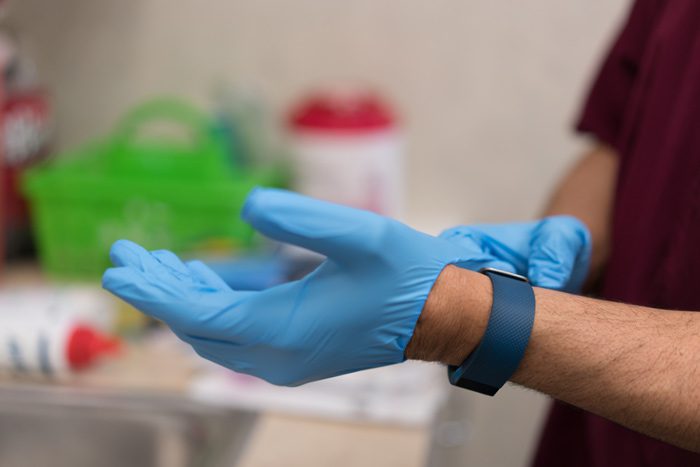 Latex Gloves in medical industry