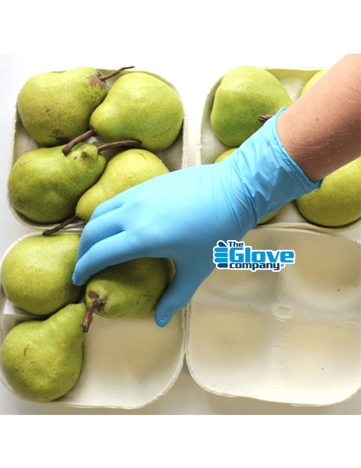 Microlite Glove picking up pear