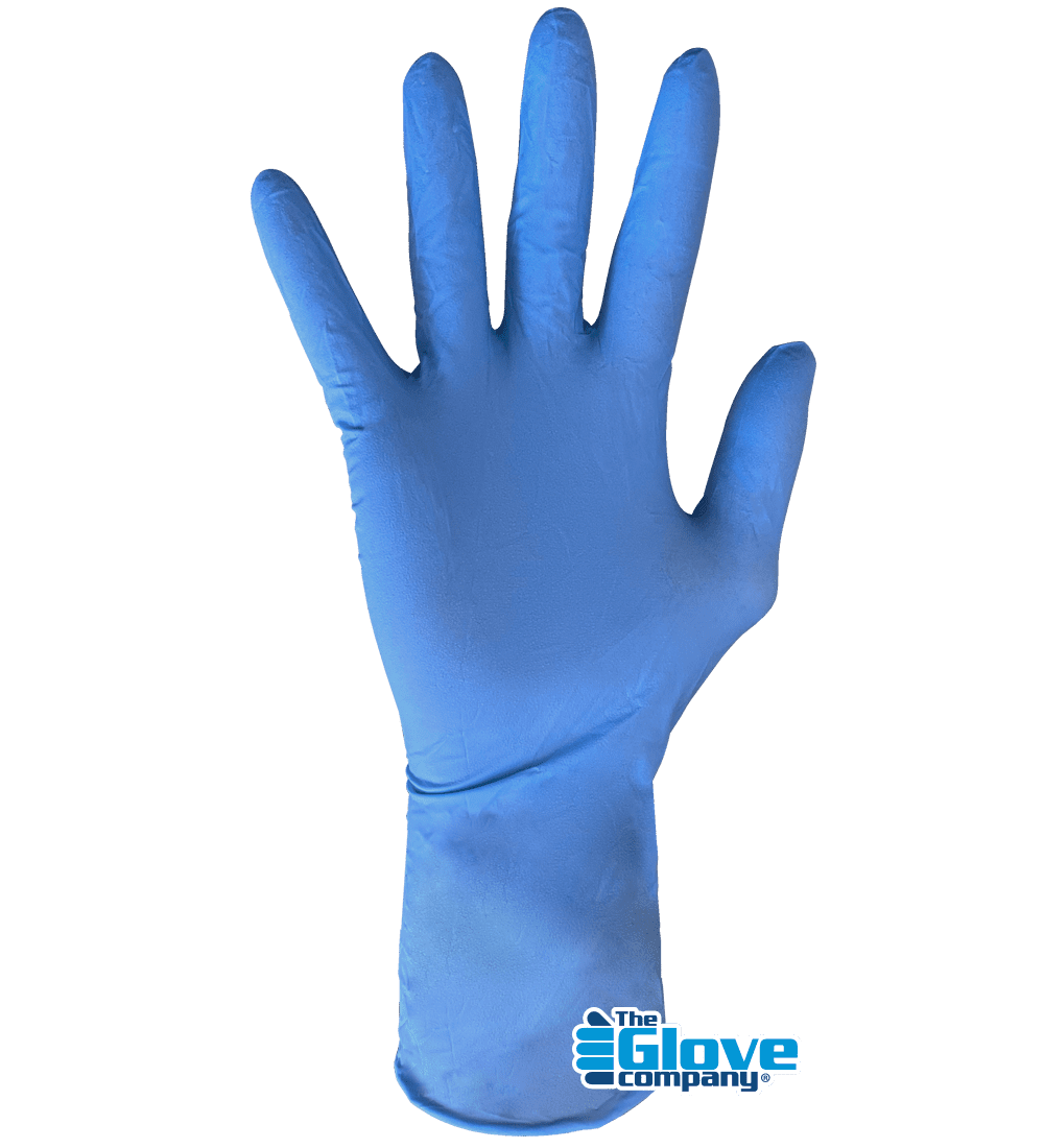 Heavy Duty Blue Nitrile entire glove