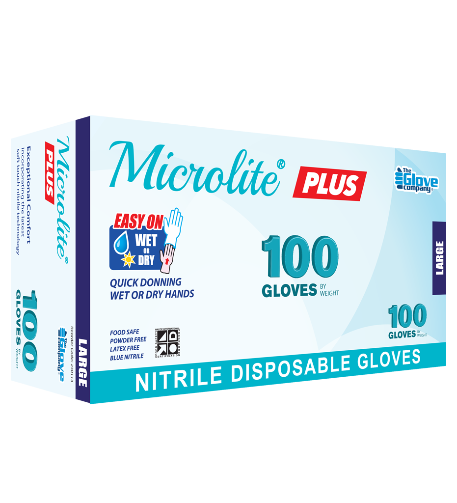 Microlite® Plus Nitrile Disposable Gloves - The Glove Company - Australia